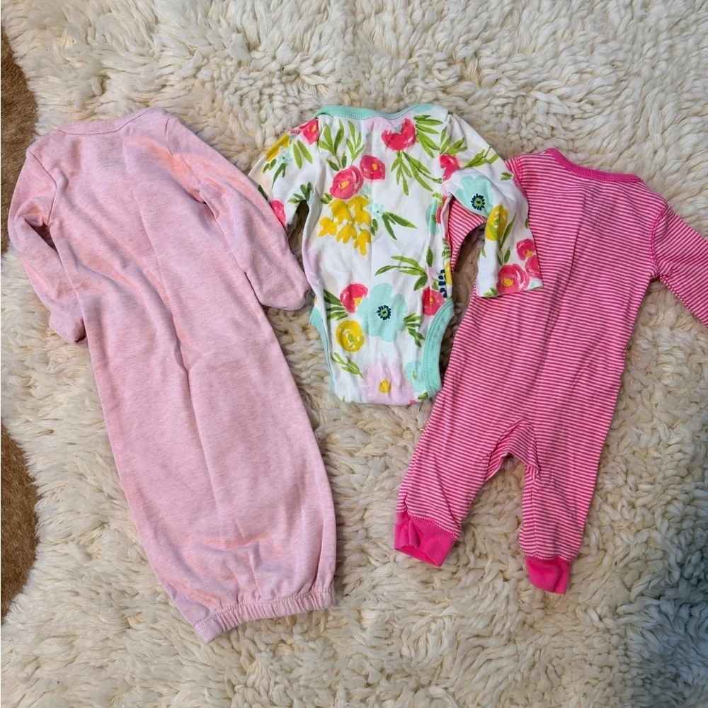 Carter's Pink and Floral Kids Matching Set